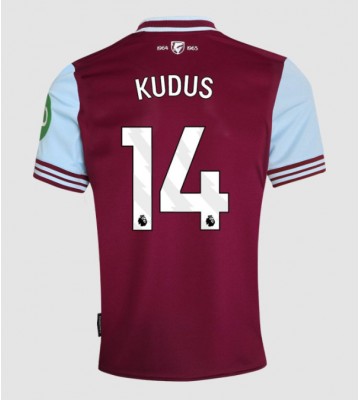 West Ham United Mohammed Kudus #14 Primera Equipación 2024-25 Manga Corta